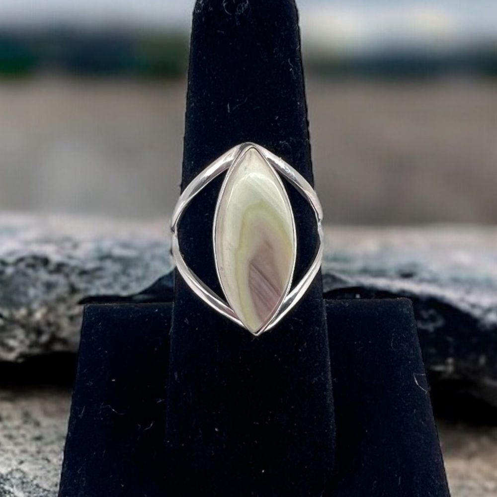 Imperial Jasper Ring Gemstone Solid .925 Sterling… - image 4